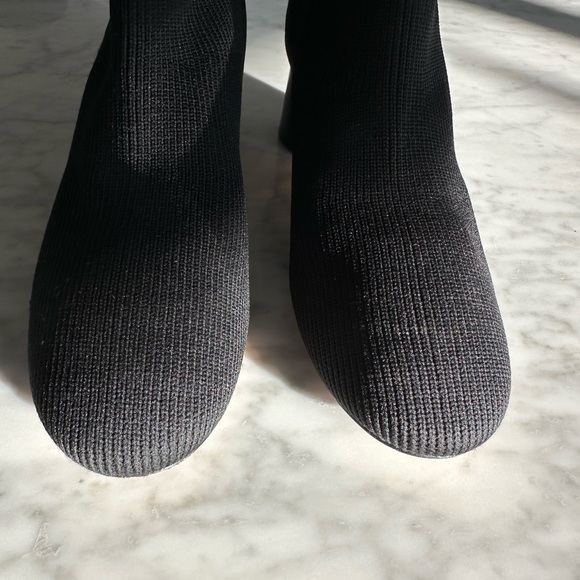Vince Tasha Black Knit Boots - Picture 9 of 13
